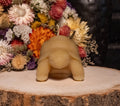 Tortoise Beeswax Candle: Hand-Poured Animal Sculpture, Reptile Lover Gift
